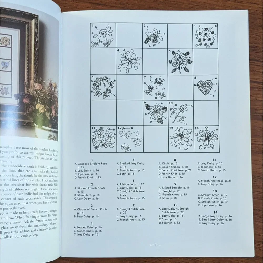 Esther's Silk Ribbon Embroidery Pattern Book